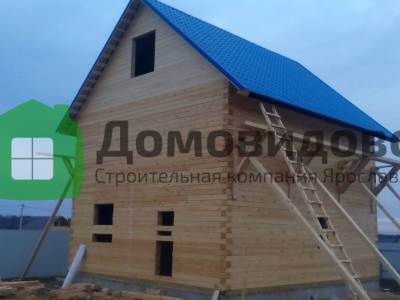 Трехэтажный дом из бруса