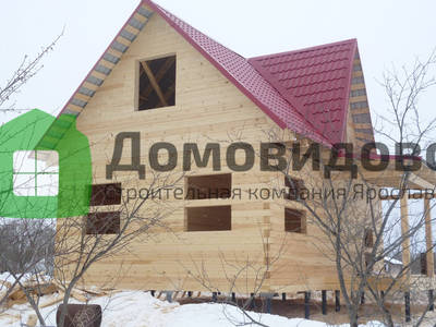 Возведение дома из профилированного бруса