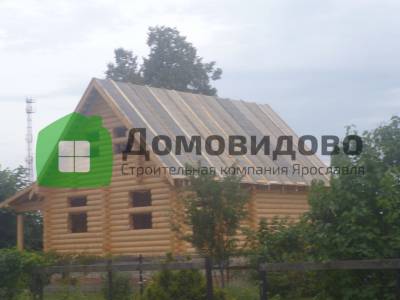 Дом из оцилиндрованного бревна 240 мм