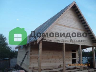 Дом с баней под одной крышей