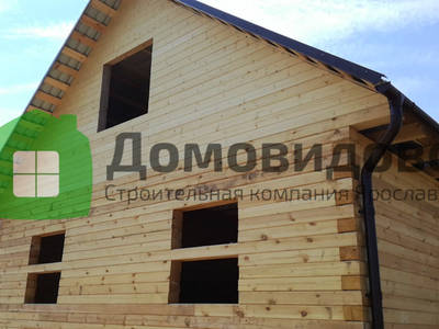 Дачный дом на винтовых сваях