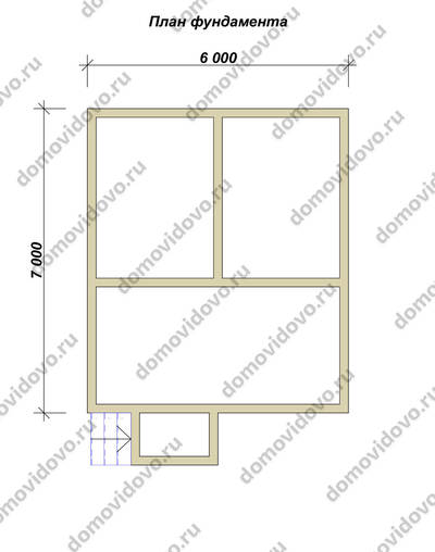 План первого этажа проекта 10