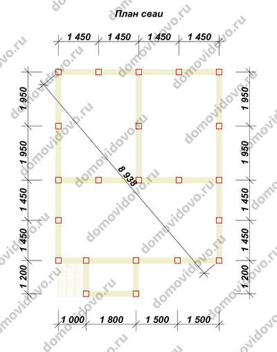 План первого этажа проекта 10