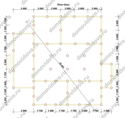 План первого этажа проекта 100