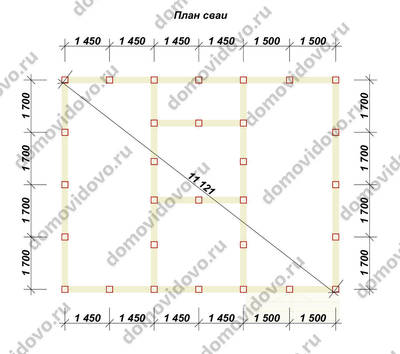 План первого этажа проекта 11