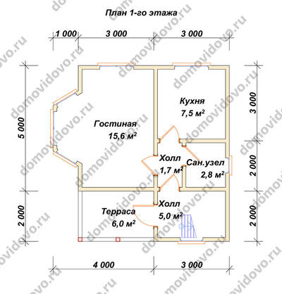План первого этажа проекта 12