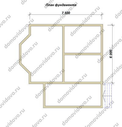 План первого этажа проекта 13