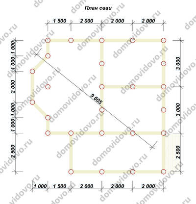 План первого этажа проекта 13