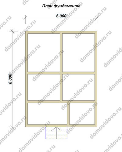 План первого этажа проекта 14