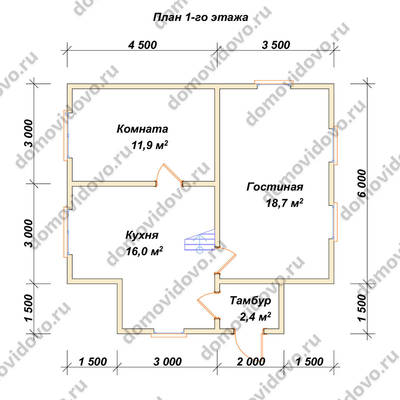 План первого этажа проекта 15
