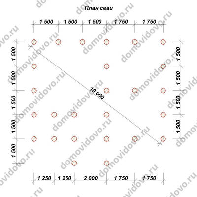 План первого этажа проекта 16