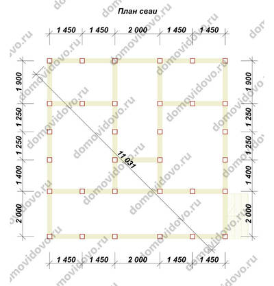 План первого этажа проекта 17