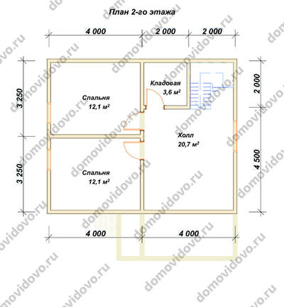 План первого этажа проекта 18