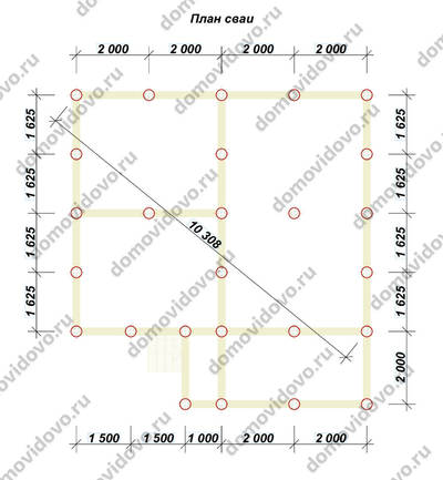 План первого этажа проекта 18