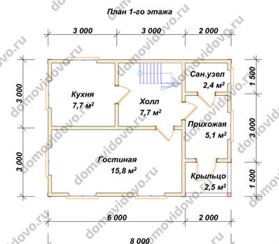 План первого этажа проекта 20