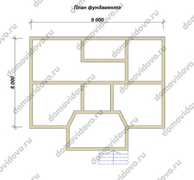 План первого этажа проекта 21