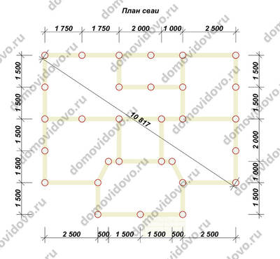 План первого этажа проекта 21