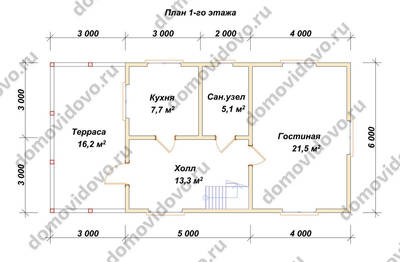 План первого этажа проекта 23