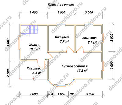 План первого этажа проекта 24