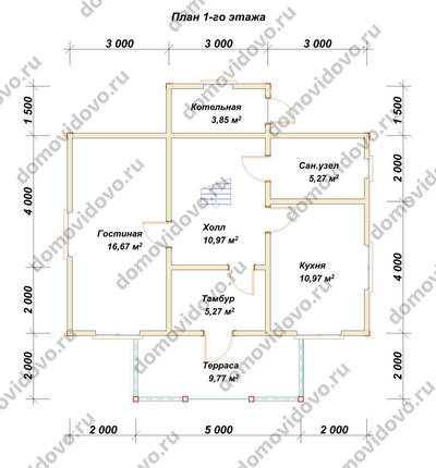 План первого этажа проекта 27