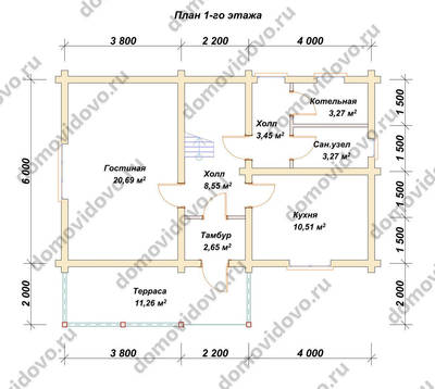 План первого этажа проекта 29
