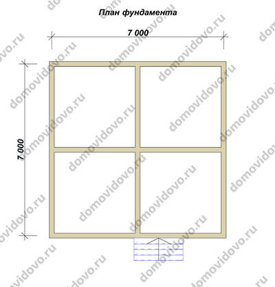План первого этажа проекта 31
