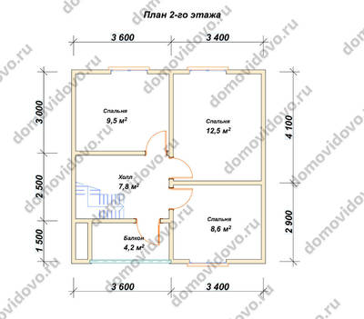 План первого этажа проекта 32