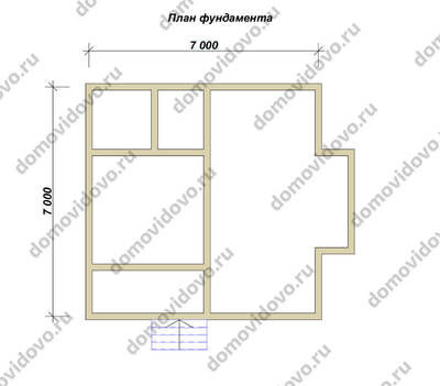 План первого этажа проекта 32