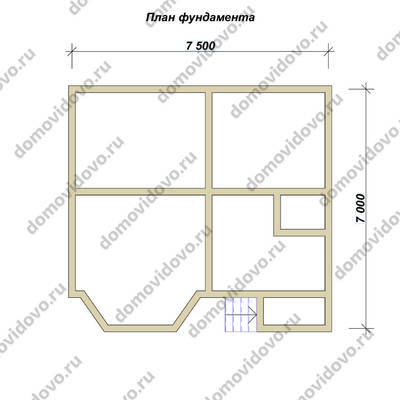План первого этажа проекта 33