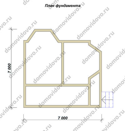 План первого этажа проекта 34