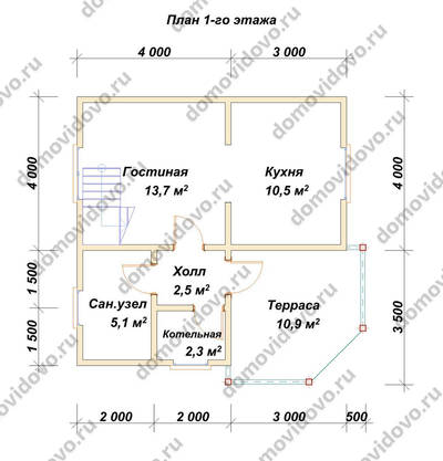 План первого этажа проекта 37