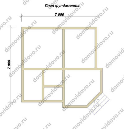 План первого этажа проекта 37