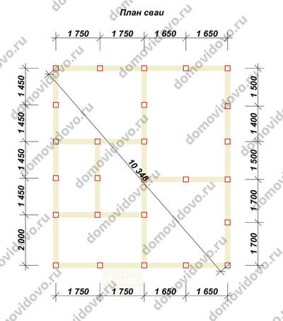 План первого этажа проекта 38