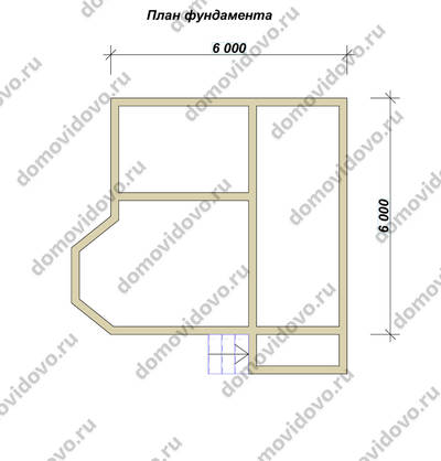 План первого этажа проекта 4