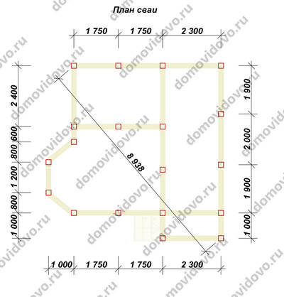 План первого этажа проекта 4