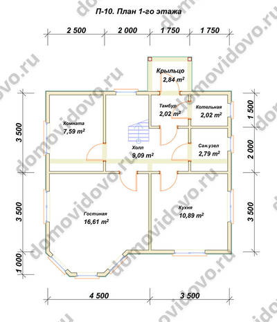 План первого этажа проекта 41