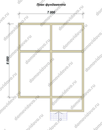 План первого этажа проекта 43
