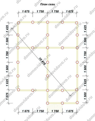 План первого этажа проекта 43