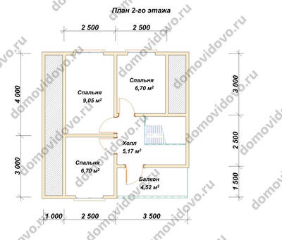 План первого этажа проекта 45