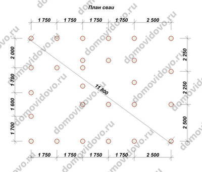 План первого этажа проекта 45