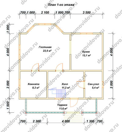 План первого этажа проекта 49