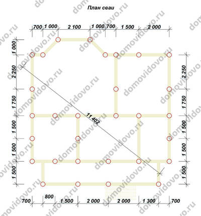 План первого этажа проекта 49