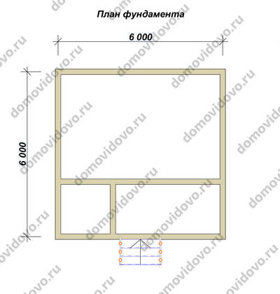 План первого этажа проекта 5