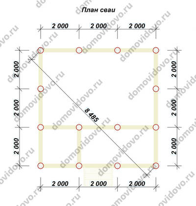План первого этажа проекта 5