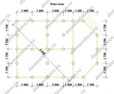План первого этажа проекта 51