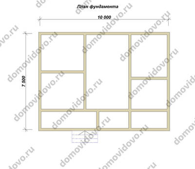План первого этажа проекта 54