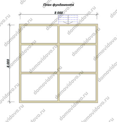 План первого этажа проекта 55