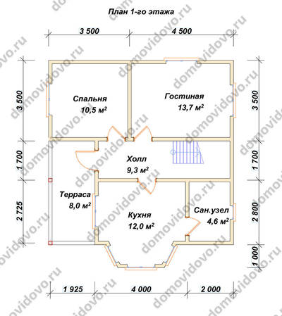 План первого этажа проекта 56