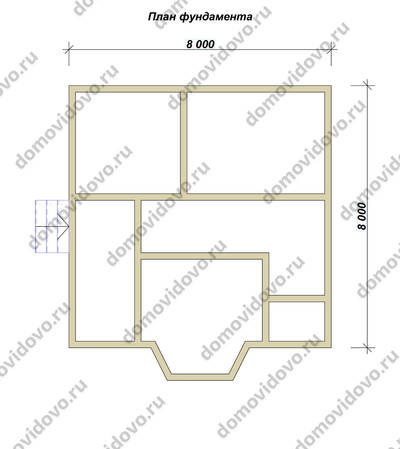 План первого этажа проекта 56