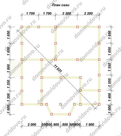 План первого этажа проекта 56